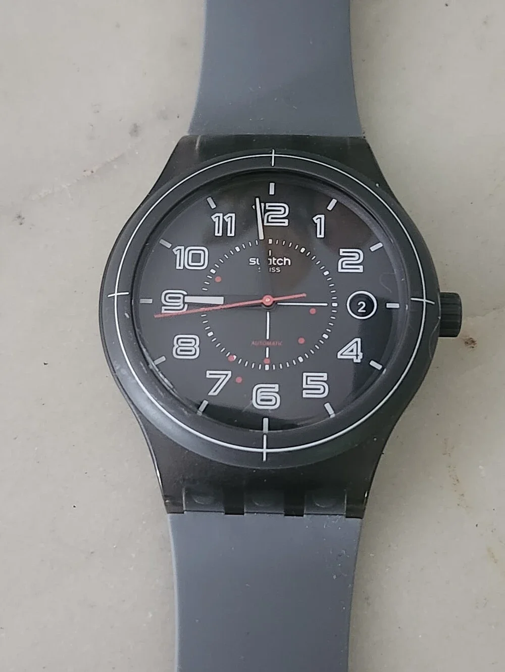 SWATCH Sistem Ash (SUTM401) Automatic Wristwatch